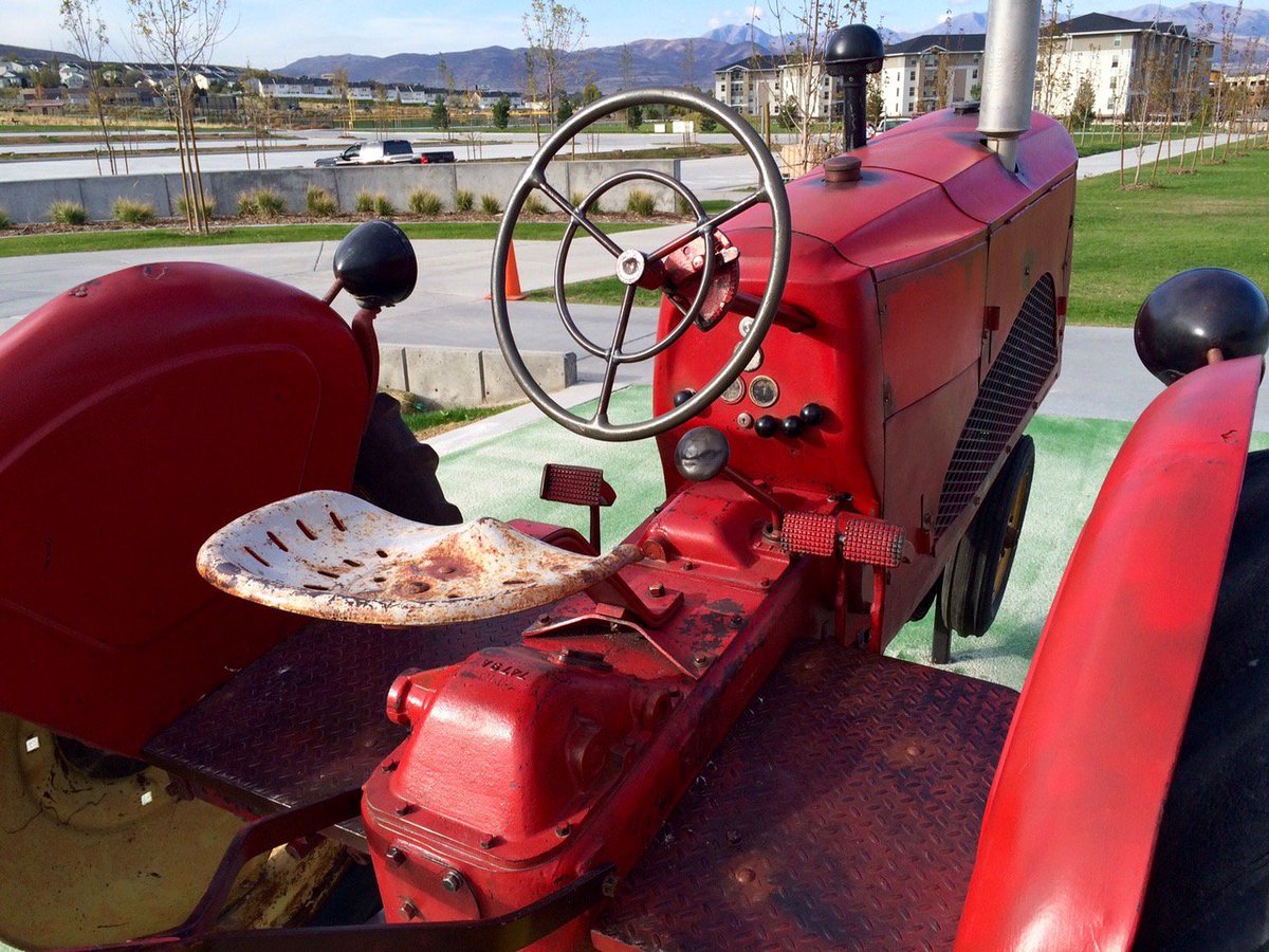 cre8play's tweet photo. TBT. Vintage Massey-Harris Model 101 - renovated and ready for play. 📹 Watch the video and check out all of our videos at Youtube! https://t.co/zn0xZG41OJ #throwbackthursday #playdesign #customplay #playproducts #playequipment #DesignLikeYouGiveaDamn https://t.co/63wcqax1q5