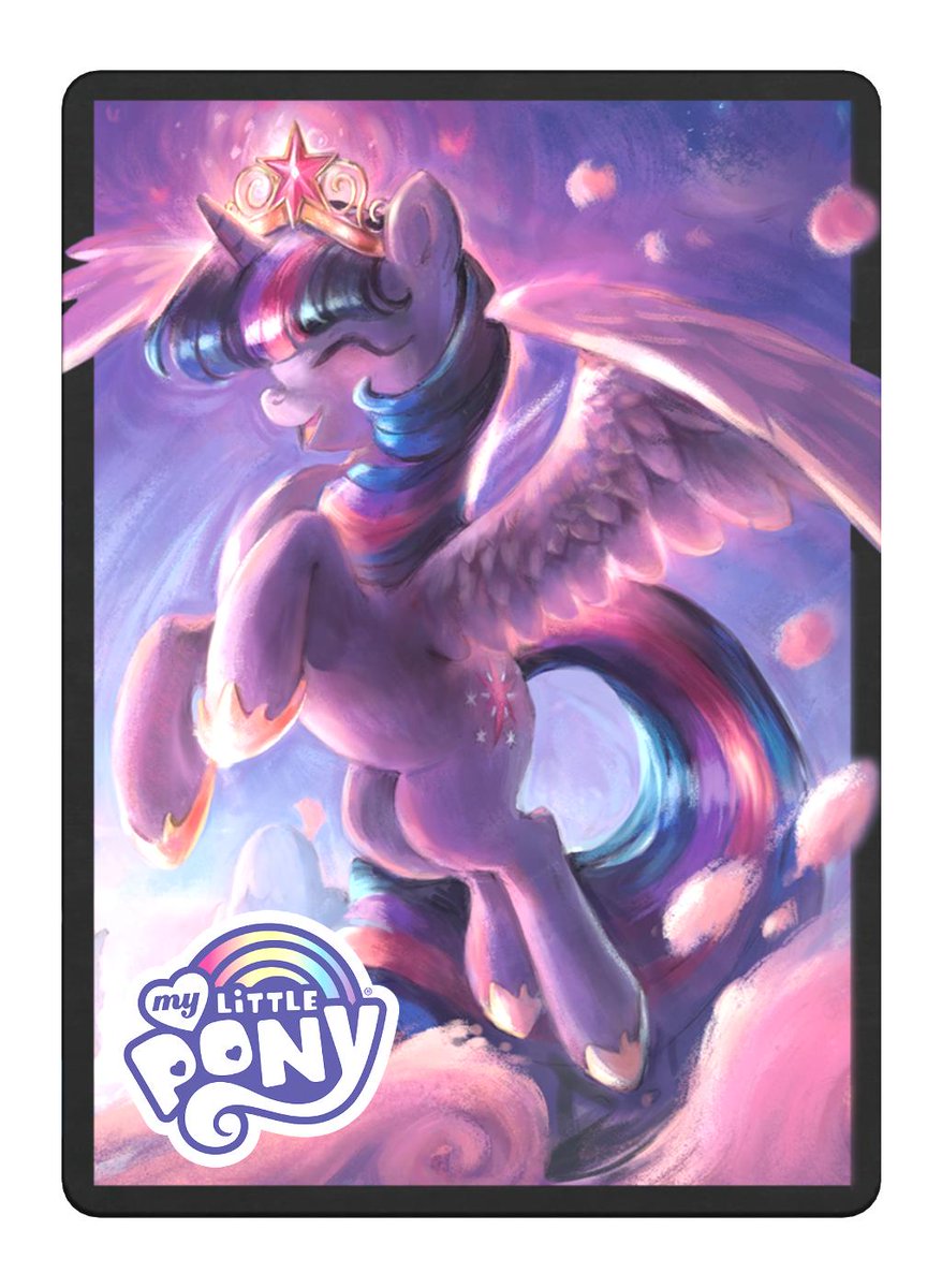 Here are the four MTG Arena My Little Pony card sleeves. They will be  available for $3.99/each. #MTG #MTGArena