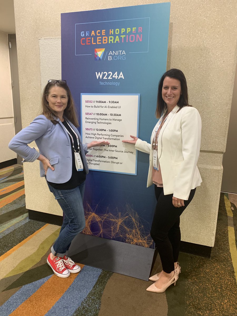 So this is happening in an hour.  @BuffiGresh. #GHC19