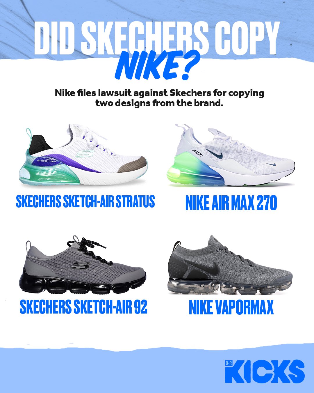 skechers copying nike