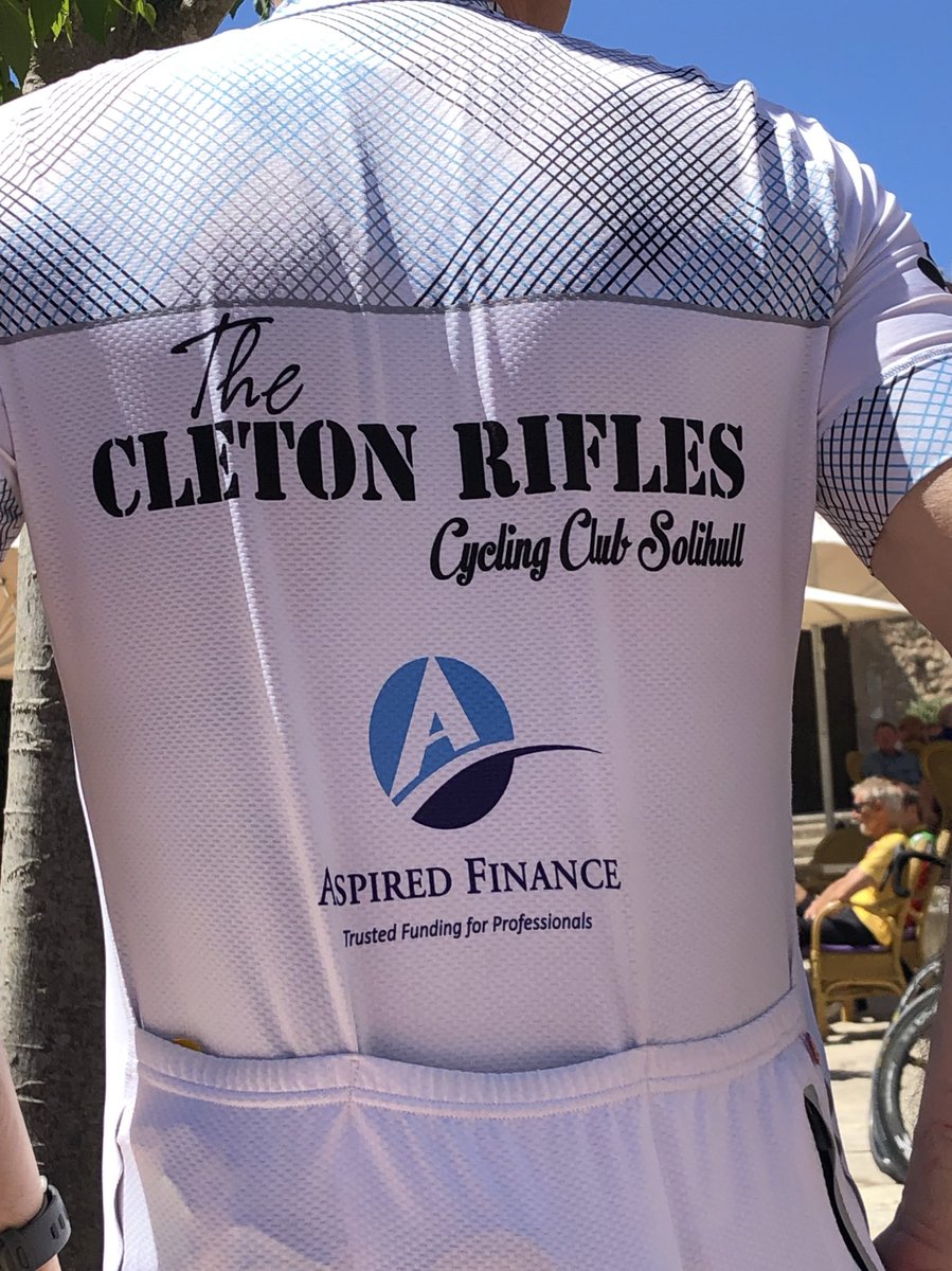 AspiredFinance's tweet photo. Delighted to sponsor the Cleton Rifles Cycling Club! #Aspired https://t.co/RrIZ7GoVUk