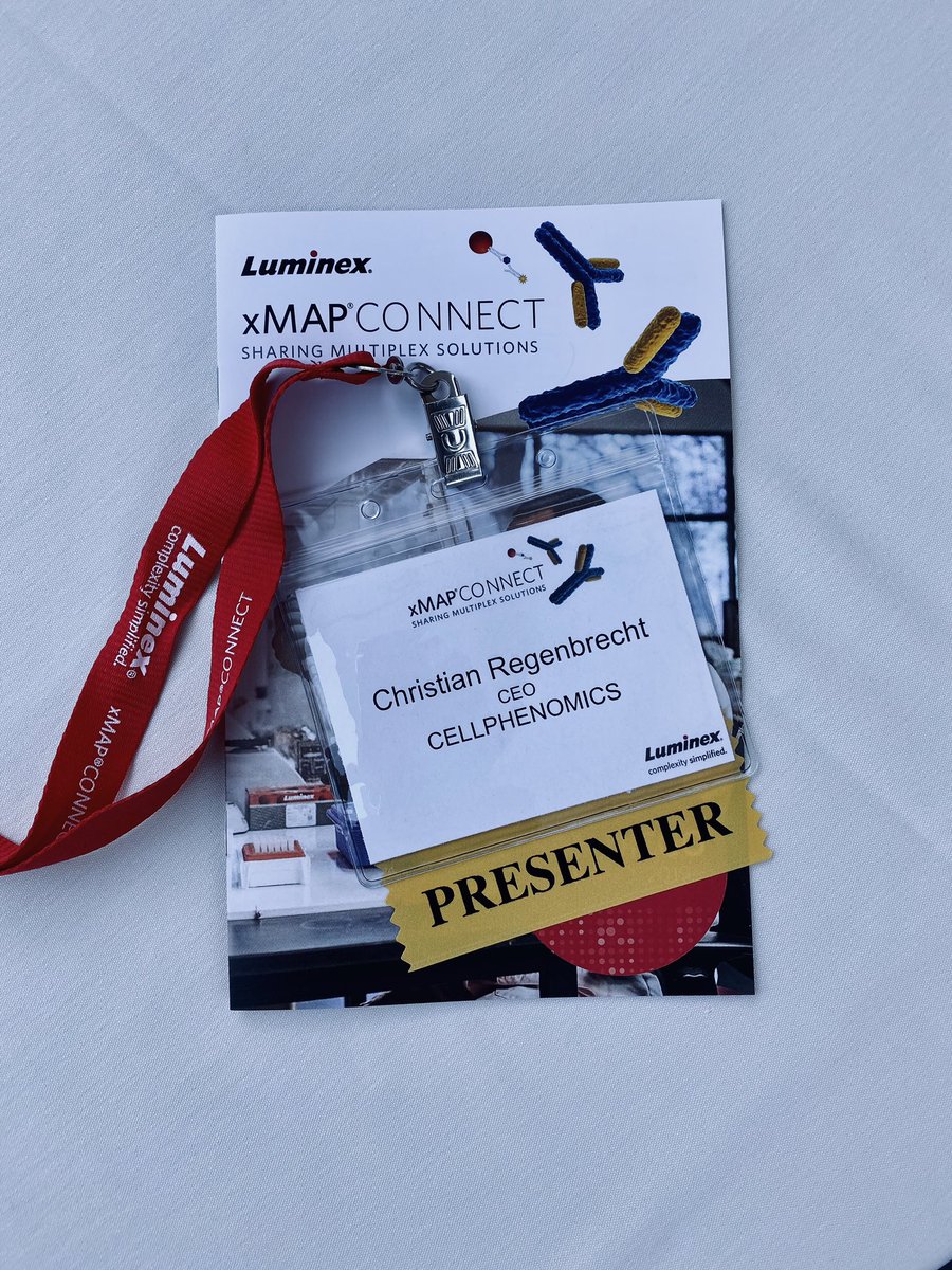 cellphenomics's tweet photo. Looking forward to a great meeting with our old and new friends at #xMAPconnect @Luminex @LICORBio showing what #PD3D and #digiwest can do for cancer patients https://t.co/YO1xcBIcBe