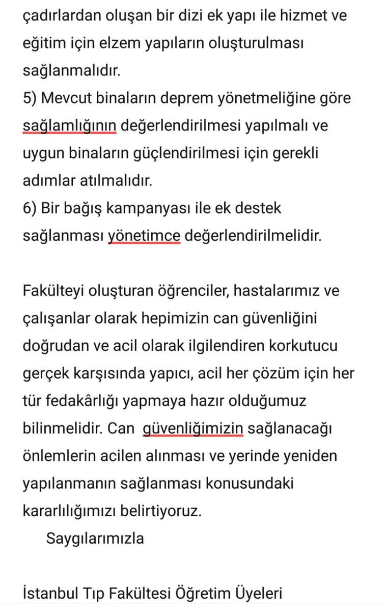 İstanbul Tıp Fakültesi (Çapa) 
kampüsünün yerinde yapılandırılmasını istiyoruz...
İTF  Öğretim Üyelerinin Bildirisi...