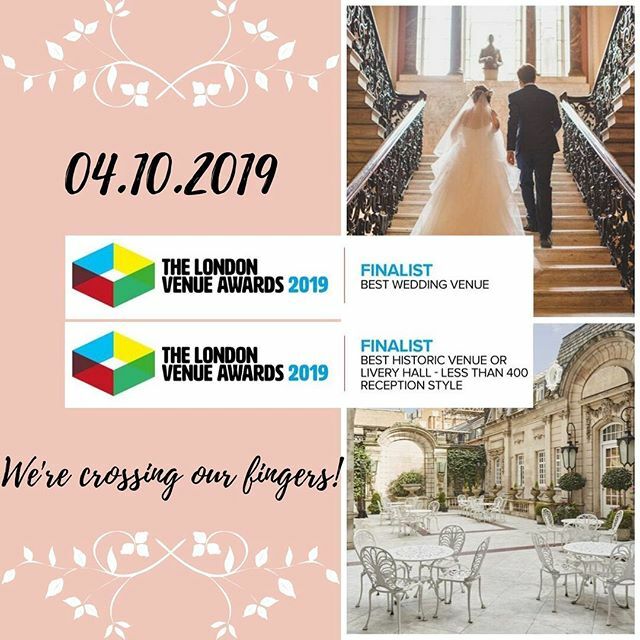 Tomorrow is the big day!
This year, our venue is up for 2 LVAs and we’re so excited to be surrounded by such great competition! 
Fingers crossed!

#londonvenueawards2019 #lva2019 #weddingvenuesearch #historicvenuesinlondon #londonvenues