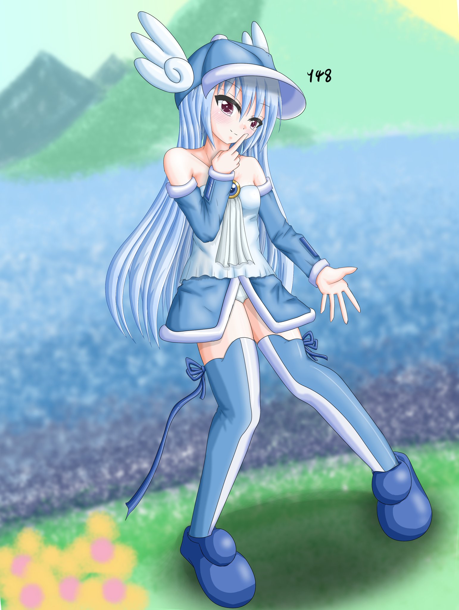 冷水ゆき ポケ擬マラソン4 806 ポケ擬マラソン 157 806 擬人化 148ハクリュー もとからキレイなポケモンは擬人化するのが難しいです きれいな色使いができるよう 色彩に注意を払いました ポケモン擬人化 ポケ擬 Pkgドローイング 絵描きさんと
