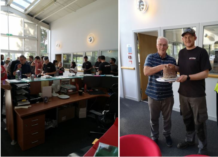 gyrodata's tweet photo. The Gyrodata Aberdeen office took part in the World’s Biggest Coffee Morning on September 27th, to raise money for MacMillan Cancer Support. Callum Cruickshank was chosen as ‘Star Baker’ for his chocolate orange cake. #TeamGyrodata #GyrodataCares https://t.co/Uq2n6WA4il