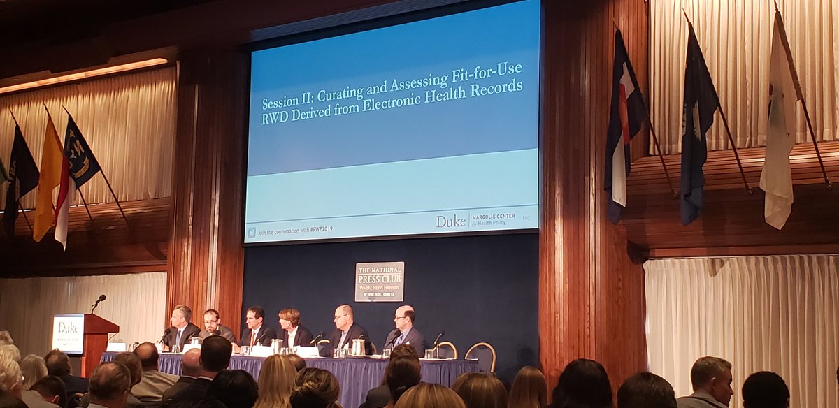 OHDSI's tweet image. Glad to see you here @shaun_grannis , and also great to hear your push for increased evaluation of data quality and transparency in reporting.  This dovetails with the #dataqualitydashboard that @AndrewEw63 and Clair Blacketer presented at the OHDSI symposium #JoinTheJourney