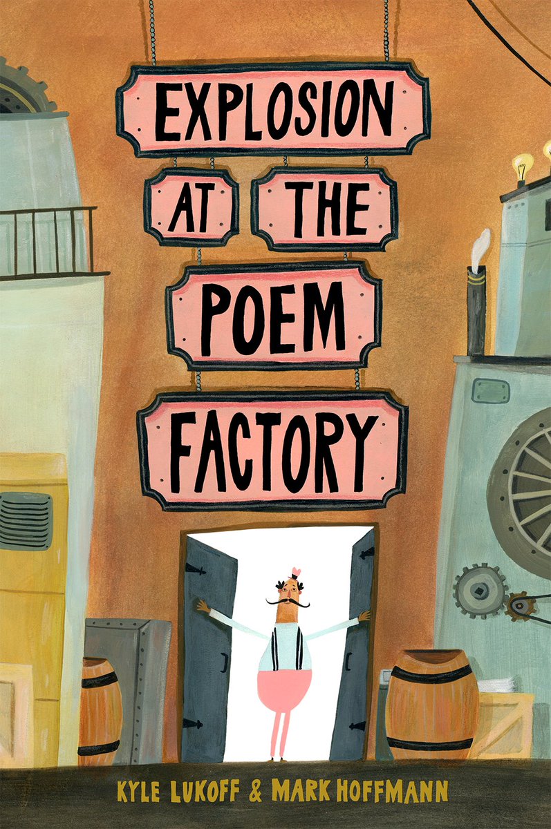 I’m excited to announce a new book coming in April: EXPLOSION AT THE POEM FACTORY written by Kyle Lukoff @Shekels_Library, published by @groundwoodbooks
I had a lot of fun illustrating this one!
.
.
#KidLit #NewKidLit #KidLitArt
