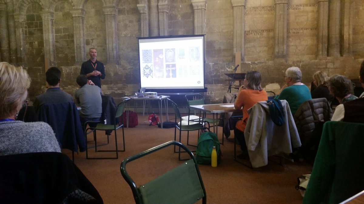 HelenBirchMach1's tweet photo. Lots to think about on the train home after a great day at @gloucestercathedral learning all about heritage interpretation. An informative and well-paced day. #swfed2019. https://t.co/EMMKypoSC8