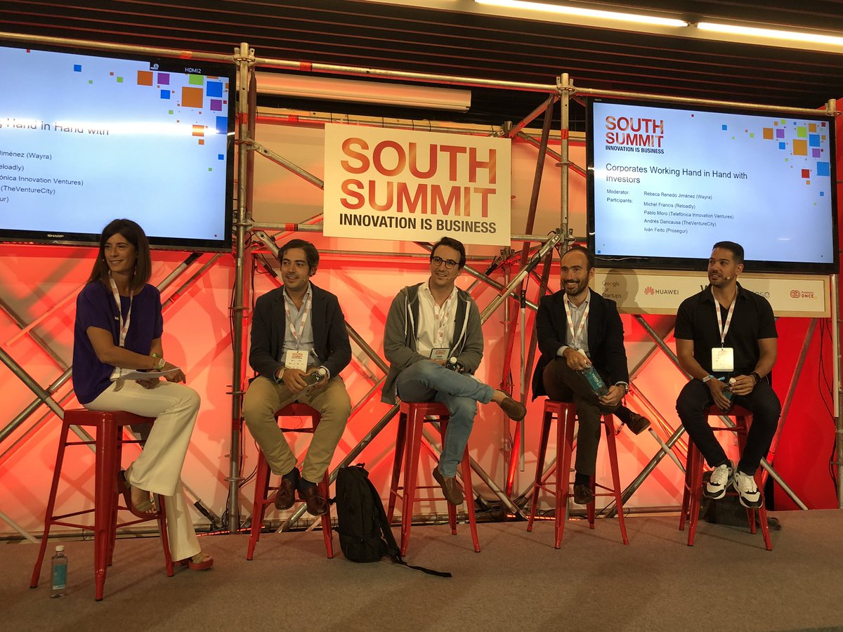➡️➡️ Let’s start the panel: “Corporates Working Hand in Hand with Investors” with <a href="/RebecaRenedo/">Rebeca Renedo</a> as a moderator, Speakers: <a href="/mfrancis44/">Michel Francis</a> @mcpablo1982 <a href="/AndresDancausa/">Andrés Dancausa</a> <a href="/Ivan_Feito/">Iván Feito</a> ⬅️⬅️
#WeAreWayra #WeScaleStartups