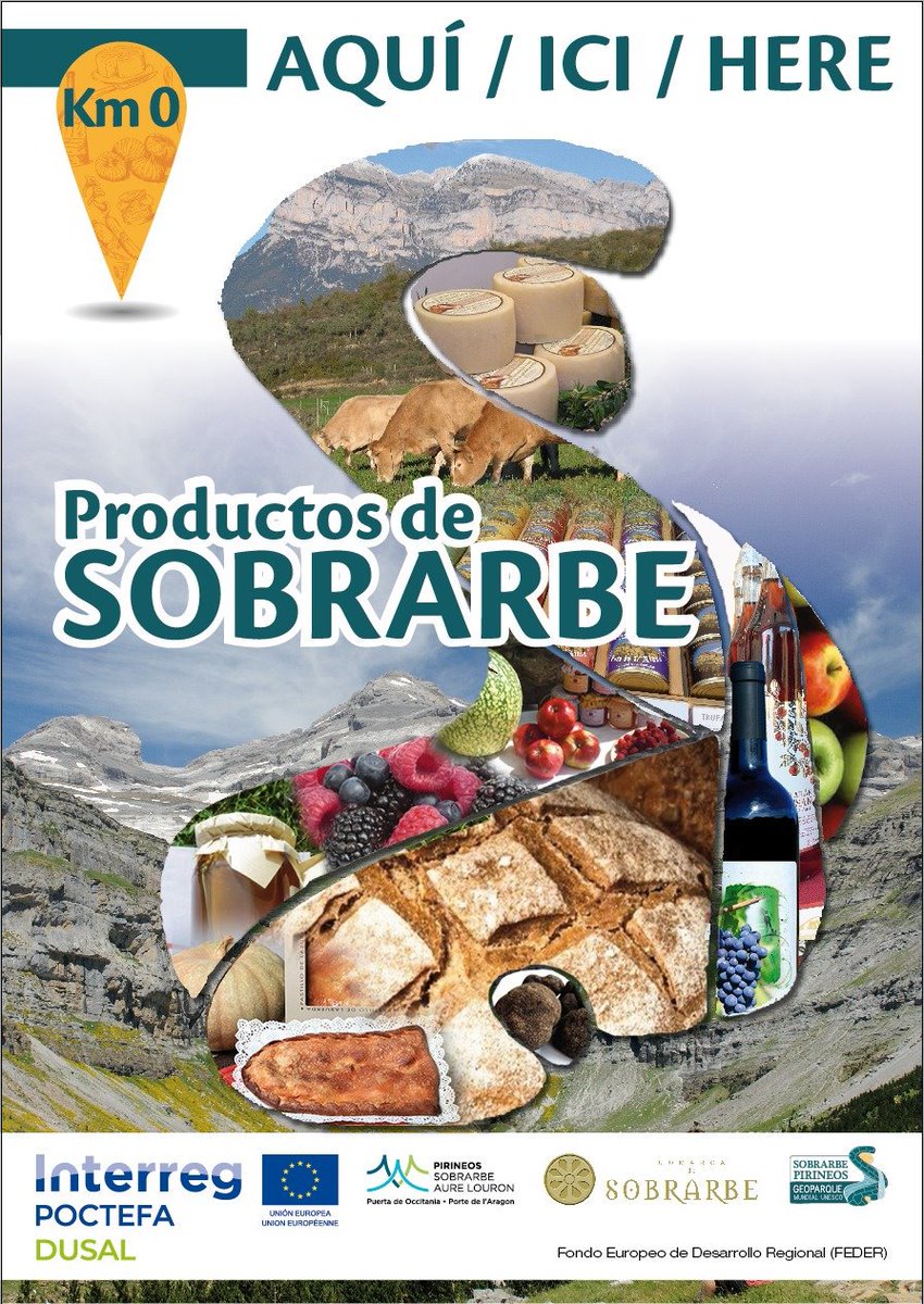 Campaña de visibilización de #ProductosLocales en los comercios de <a href="/SobrarbeGeopark/">GparkSobrarbePirineo</a>  Distintivos en 49 comercios de 16 localidades de #Sobrarbe para que el consumidor reconozca rápidamente dónde puede adquirir “#Productos de #Sobrarbe #POCTEFA bit.ly/2ZDS3V0