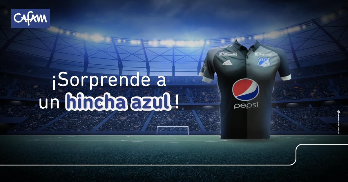 CafamOficial's tweet photo. Obsequiaremos 6 camisetas de Millonarios y una podrá ser tuya.

- Síguenos en nuestra página de FB Cafam Floresta https://t.co/XUNnnmKlF8
Dale Rt a este tweet
En la publicación que encuentres en FB comenta #VivoElFutbolConCafam o también quiero una camiseta de 
@MillosFCoficial https://t.co/ZgDswNe9Tl