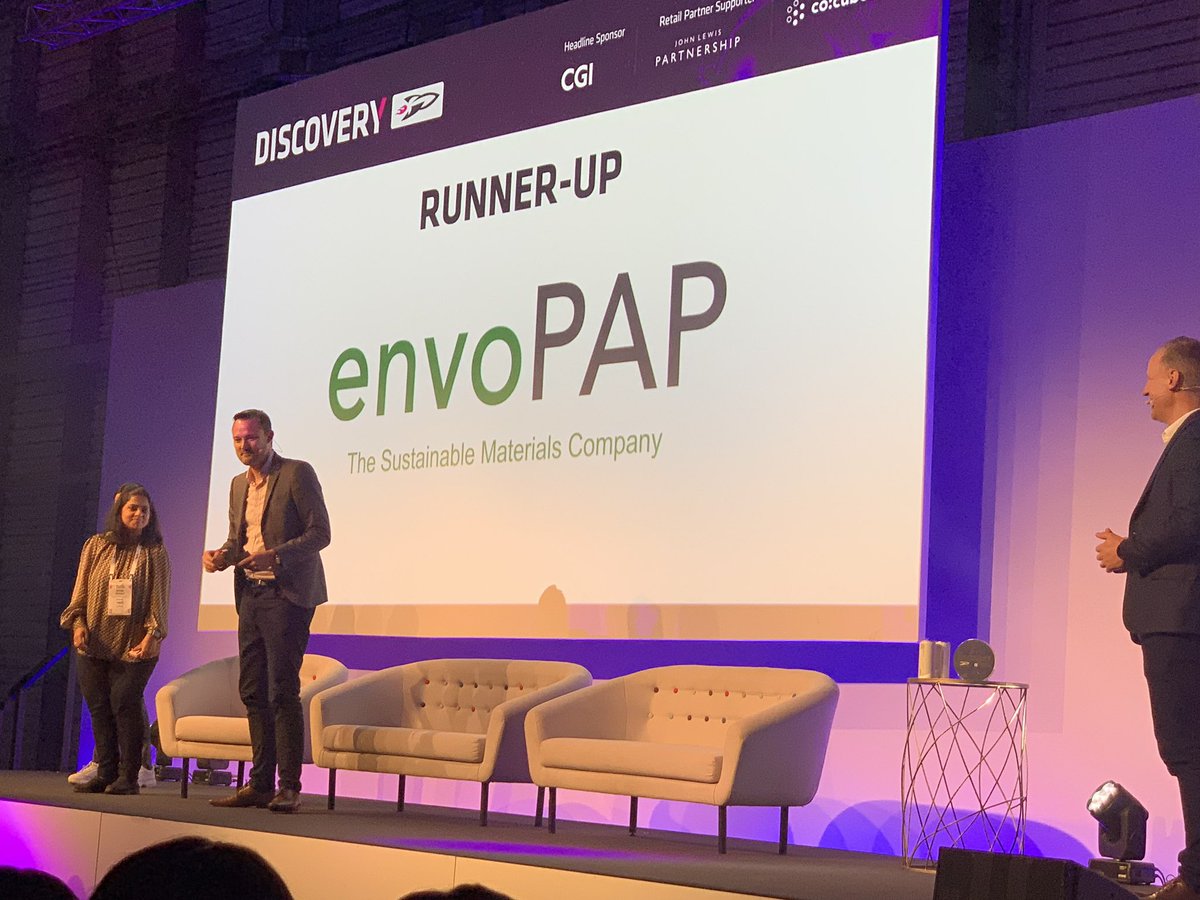 So impressed with all the start-ups who pitched at the <a href="/RetailWeek/">Retail Week</a> #RWTech event over the last couple of days - it was tough to judge the winners! Well done to #LiSA for winning and <a href="/envopap/">envoPAP</a> for a close 2nd place. Amazing innovation, well done!