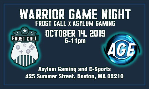 FrostCallGaming's tweet photo. If you missed the last #VAGameNight, we set up and tested the #HaloLAN in preparation for the #WarriorGameNight! Only a few more days to get your ticket! Will we see you there?? #StayFrosty https://t.co/P6wiGrmDcy https://t.co/MWwxYH5nEI