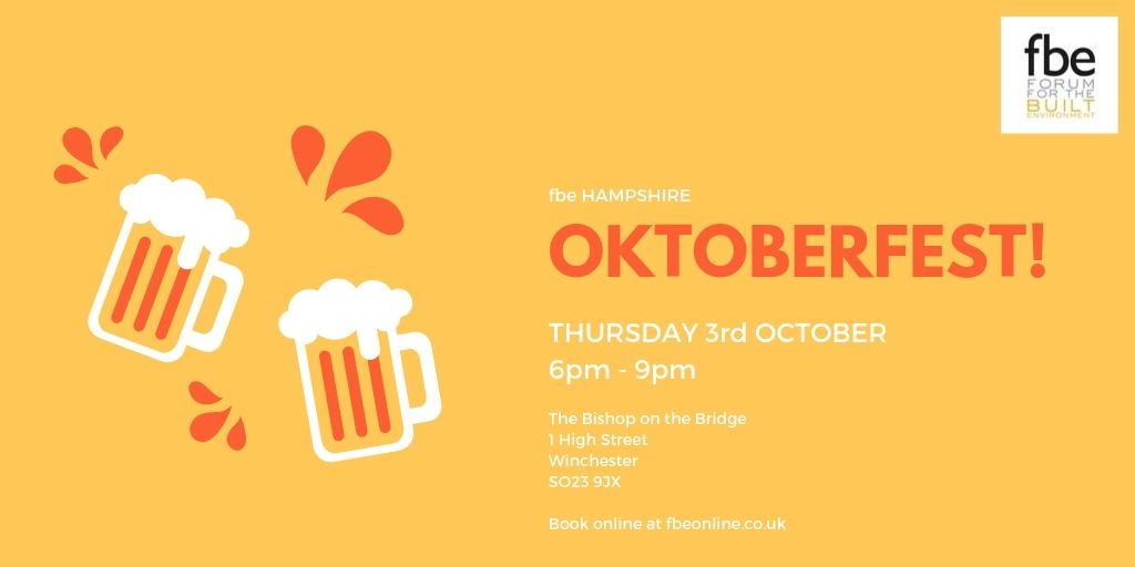 fbeonline's tweet photo. Have a great evening @FbeHampshire at tonight's Oktoberfest @_thebishop! Prost! #fbe #relaxednetworking https://t.co/4GsgikM7WP
