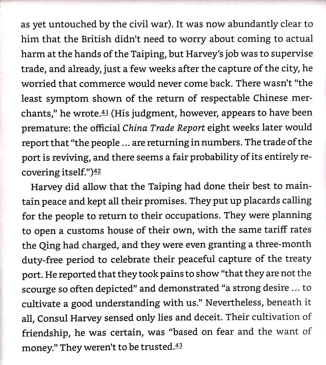 Taiping conquest of the treaty port of Ningbo proved Taiping would be generous to foreigners and a good trading partner.