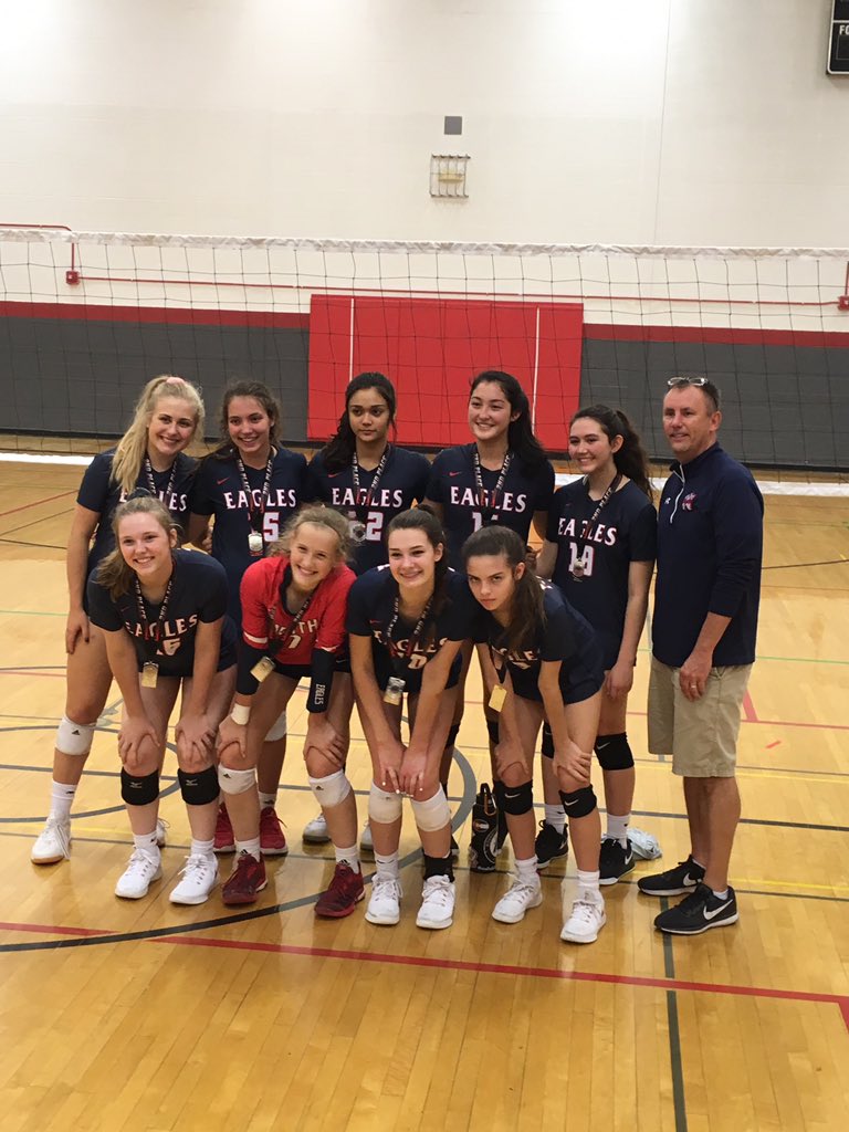 pdubnorth's tweet photo. Eagles JV Volleyball finishes in 2nd place at Lawrence tournament!@ONHSVolleyball @ADPriceON https://t.co/pTJQEHzviT