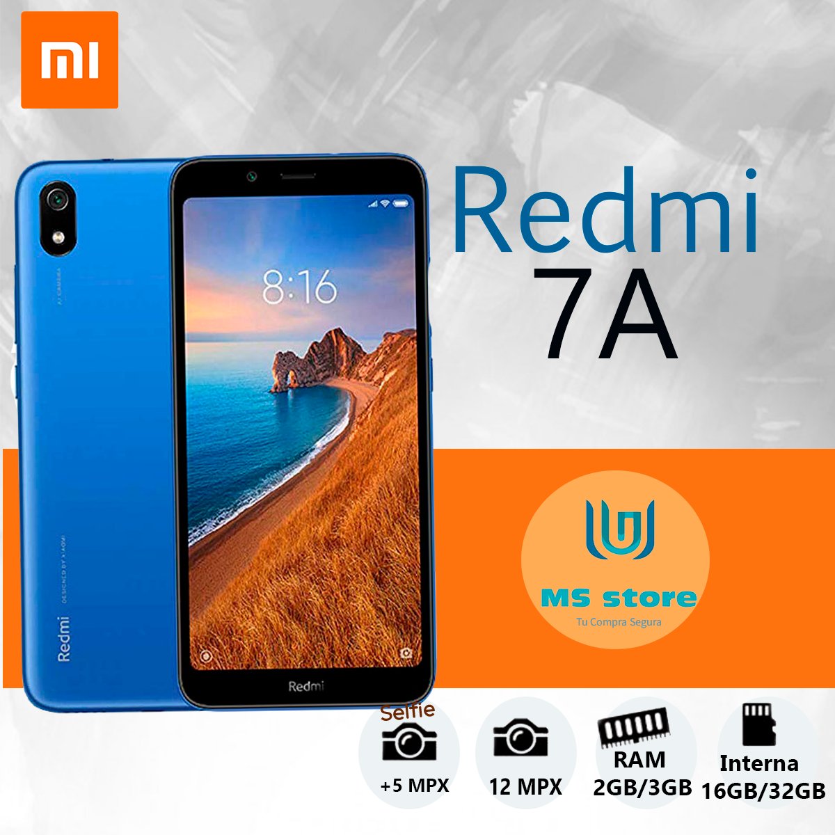 CellphoneMstore's tweet photo. 😃Uno de los mejores SmartPhone  🏆de Xiaomi con las mejores. 🔝 prestaciones el Redmi 7A  📲
https://t.co/JNYmM0VhLq

#Xiaomi #Lima  #FelizSabado #Peru https://t.co/5ayBs5mMVY