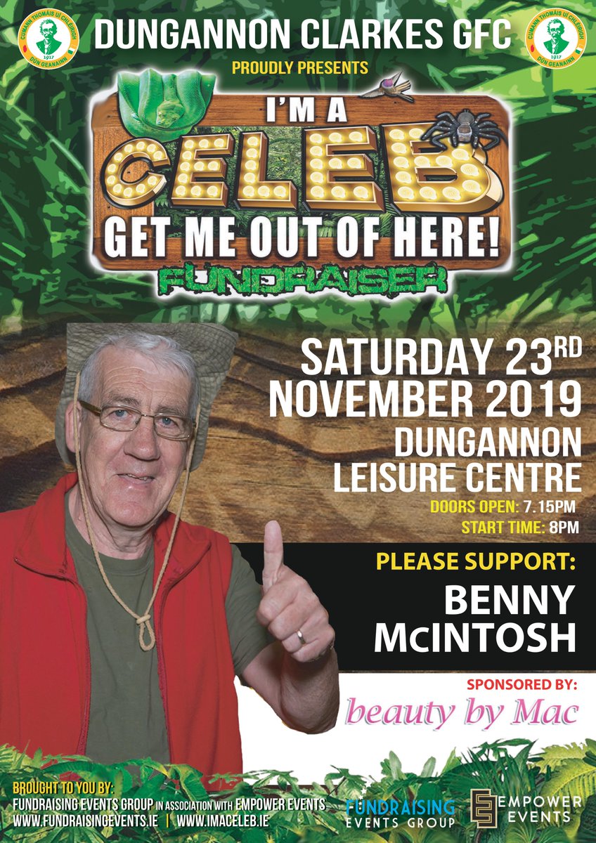 DgnClarkeGFC's tweet photo. Thanks to Benny McIntosh for being one of our contestants and to his corporate sponsor Beauty By Mac Beauty salon https://t.co/uYtIycPIB9
