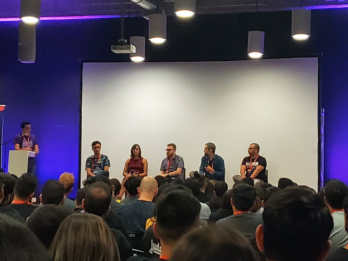 molly_struve's tweet image. #RubyConfCo Rails Core Team Panel!!! 😍