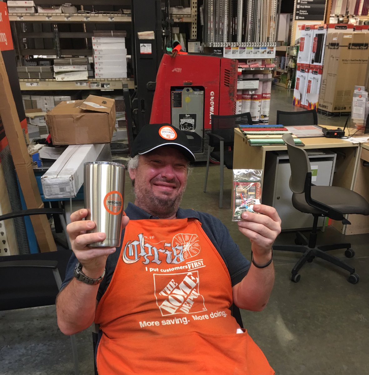 #HD8408grandslam Great job, Chris in D23!