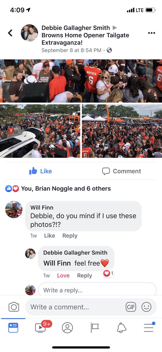 GoClevelandDJ's tweet photo. @aludle @clevelanddotcom My apologies if they aren’t Debbie’s photos. I didn’t climb on the bus, I was DJ’ing. Go Browns! https://t.co/LoMOMY3DT7