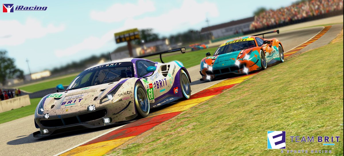 werna_andy's tweet photo. Very enjoyable working on the pitwall in my first job for @eTeamBRIT. Alain Day qualified P8 and P23 overall in the #raceforcleanwater at Road America on @iRacing hosted by @MattMaloneTV. A 2 hour fantastic drive later and he finishes P6 and P14 overall #believeandachieve https://t.co/iWmKu9qQsY