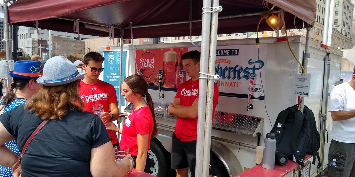 Chris Chaney (@ucnote) on Twitter photo What a scene today at America's #OktoberfestZinzinnati <a href="/OktoberfestZinz/">Oktoberfest Zinzinnati</a>
<a href="/SamuelAdamsBeer/">Samuel Adams Beer</a> <a href="/rhinegeist/">Rhinegeist</a> <a href="/GoBearcatsCHEER/">Cincinnati Cheerleading</a> #GoBearcats What a scene today at America's #OktoberfestZinzinnati <a href="/OktoberfestZinz/">Oktoberfest Zinzinnati</a>
<a href="/SamuelAdamsBeer/">Samuel Adams Beer</a> <a href="/rhinegeist/">Rhinegeist</a> <a href="/GoBearcatsCHEER/">Cincinnati Cheerleading</a> #GoBearcats