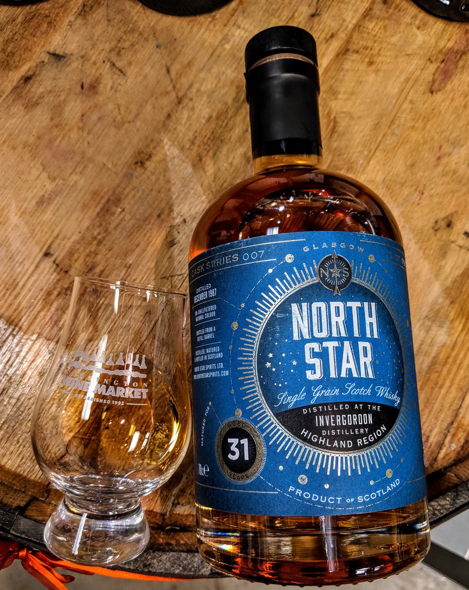 NEEDS WATER... // Now there is something you don't hear/see me say often. The <a href="/Northstarwhisky/">North Star</a> Invergordon 31 Year is flying a touch on the hot side at 63.2%. Fans of single grain will enjoy this, but it is definitely more quafable with a drop of H²0!
kensingtonwinemarket.com/products/817603