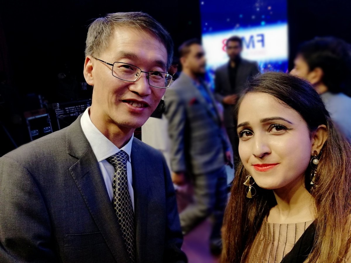 MariaAbbasi7's tweet photo. Receiving SA on Info.n Broadcasting #FirdousAshiqAwan,Chinese Ambassador H.E Yao Jing,n DG Radio Pakistan,Miss Shahira Shahid.
Our Event to celebrate #70thAnniversaryofChina 🇨🇳 at Pak China friendship center. @Dr_FirdousPTI @zlj517
#20thSep #FM98 #70thAnniversaryofChina #CPEC https://t.co/s8DsH0JXYw