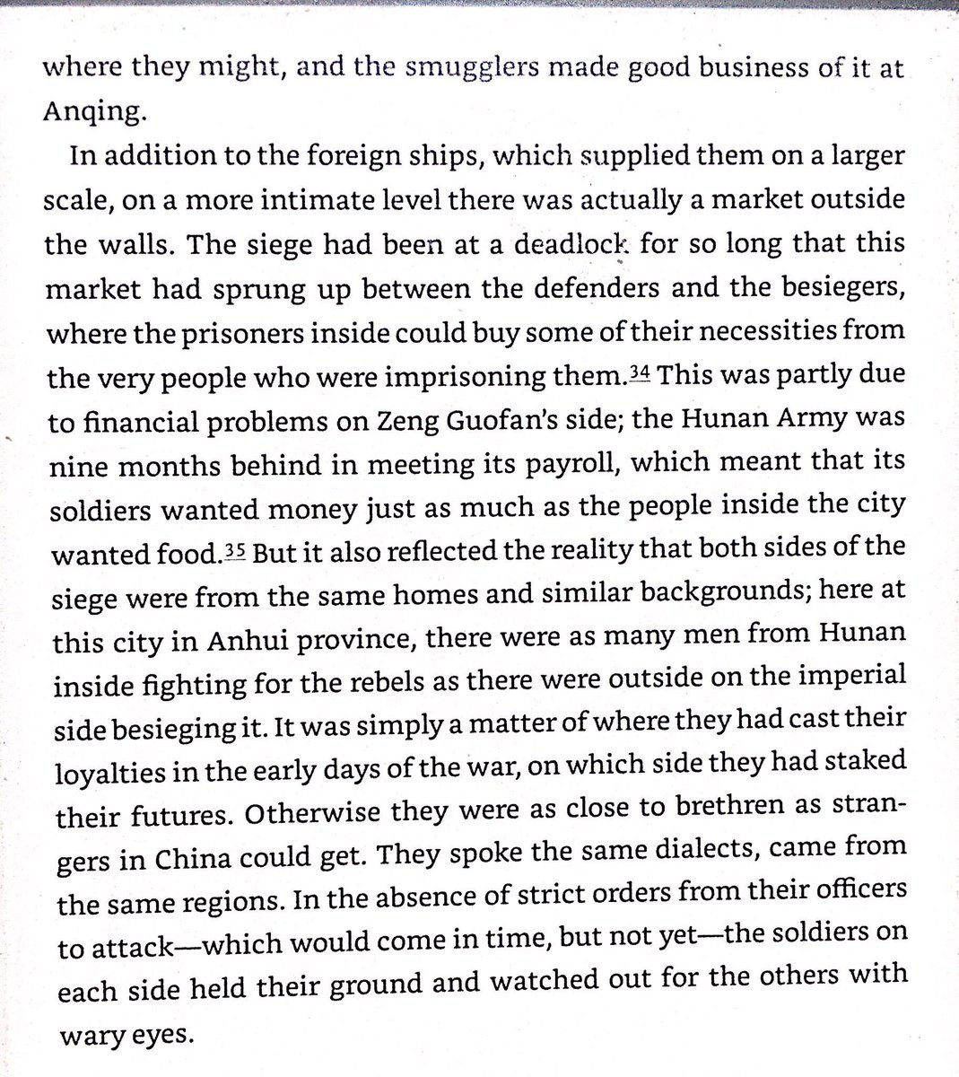 Taiping held Anqing resisted Qing siege easily with aid of foreign riverboat resupply. When British ended protection of the ships, naval resupply ended and the city starved.