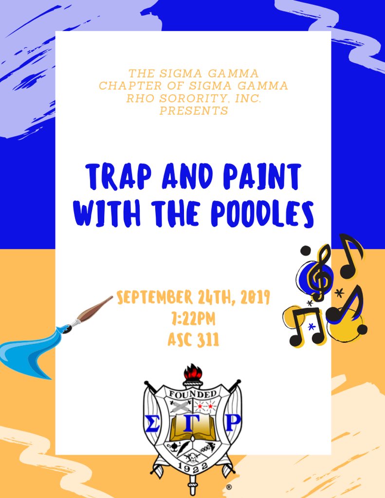 SigmaGamma_'s tweet photo. NEW LOCATION! We can’t wait to see you all there 🐩💙✨ https://t.co/40Dgj9rmb3