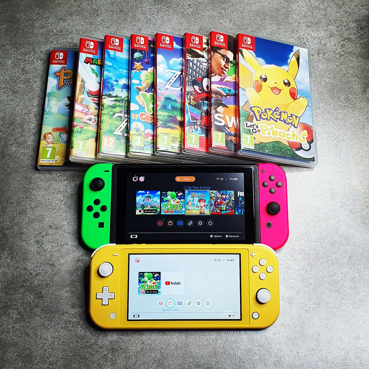 GallianoKevin's tweet photo. La petite sœur 🎮🥰 #SwitchAddict #NintendoSwitchLite #NintendoSwitch https://t.co/RtOhFHe9Rp