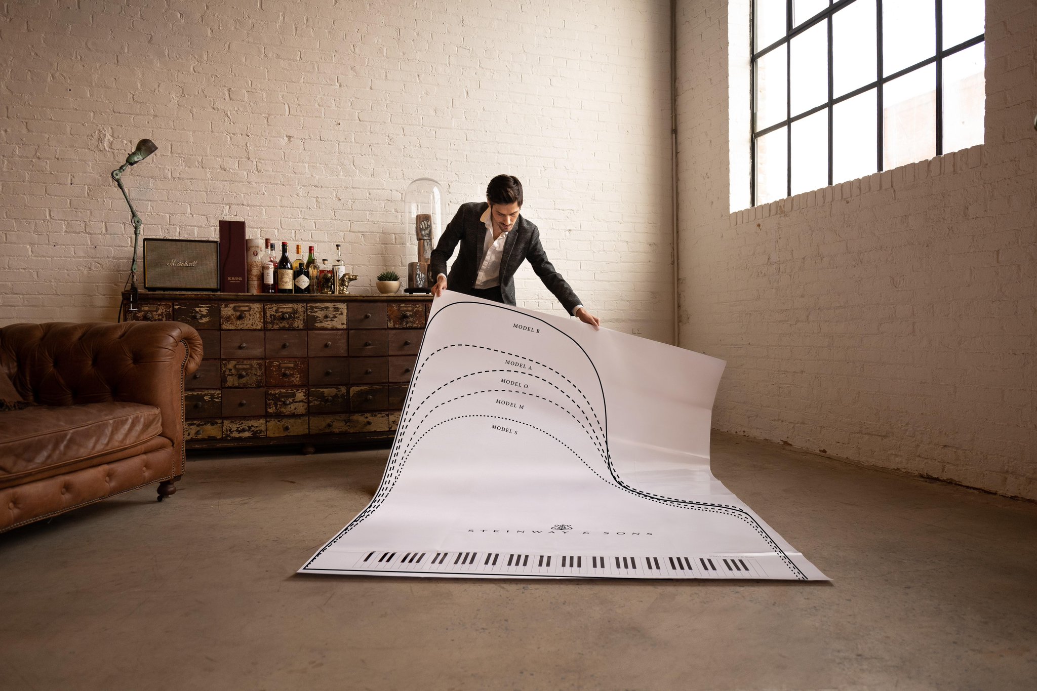 Steinway grand in your home. Our floor template can help you decide which Steinway model size is right for you ➡️fal.cn/3456d