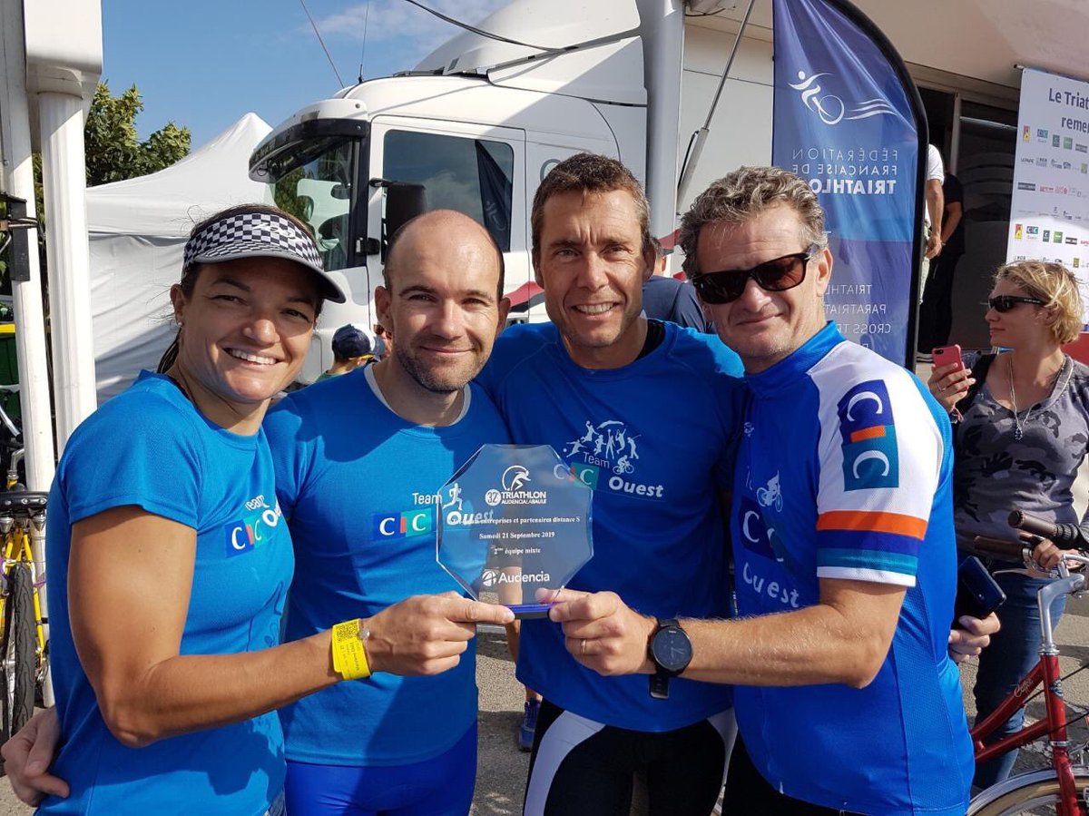 TremolieresC's tweet photo. Bravo à nos champions #CICOuest @marylene_enee @franckdeschodt @arnaud_morice ! 🥈sur 276 équipes mixtes !
Triathlon Audencia La Baule #TriALB https://t.co/JnReRo5lrj