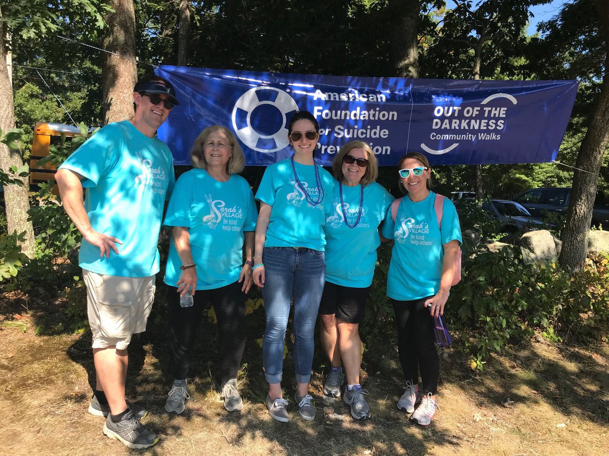 Beautiful morning walking with Sarah’s Village to eliminate the stigma and raise funds to support mental health. #bekind #helpothers #stopsuicide ⁦<a href="/MrsBresnahanNMS/">C. Bresnahan</a>⁩ @NMSLancersLead