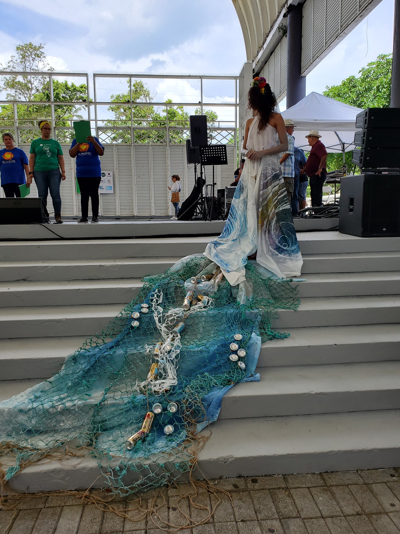 Fishing top net dress