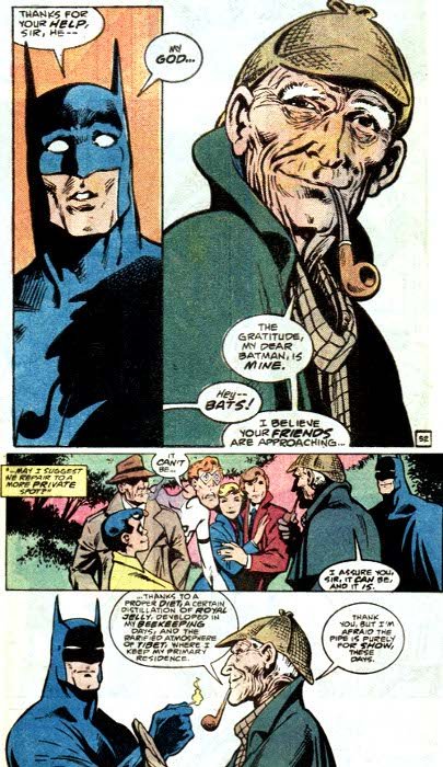 sherlockeditor's tweet photo. The world's greatest detective? Hmm... Happy #BatmanDay :-) #batmanday2019 #sherlockholmes https://t.co/nnVX9mwASk
