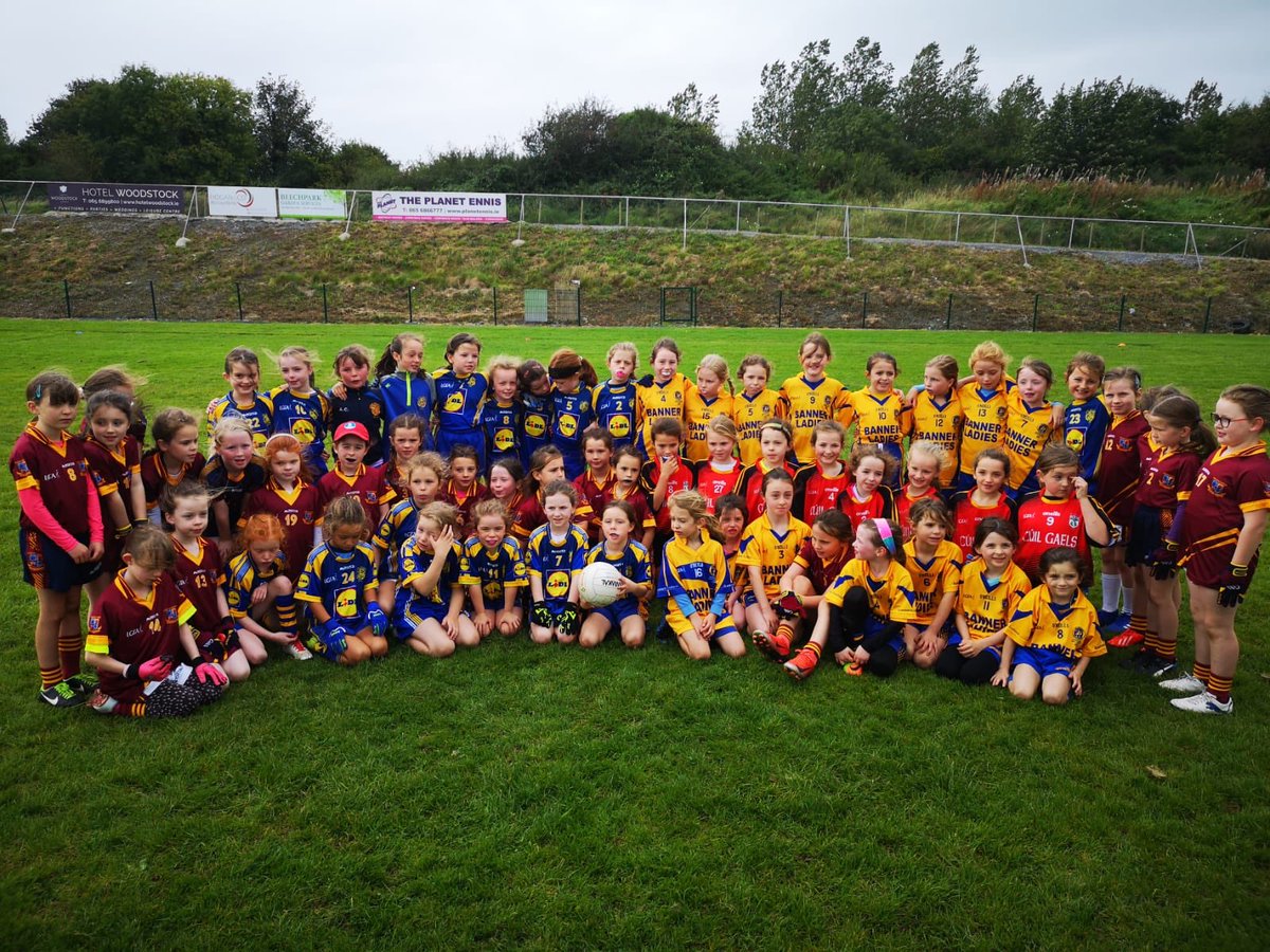 banner_ladies's tweet image. Great day had by all at our U8 blitz this morning @CGaels @NOFGAA @MiltownLadies @Clarelgfa massive thanks to everyone who helped out