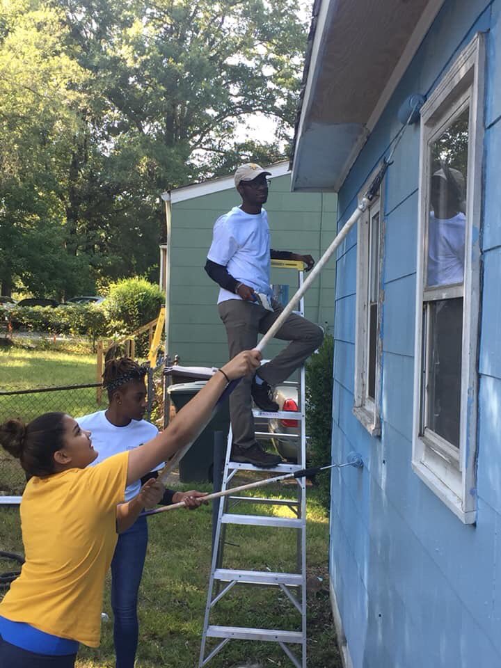 <a href="/CHSGuilford/">Community Housing Solutions of Guilford</a> would like to thank First Baptist Church for volunteering this morning to #paintthetown