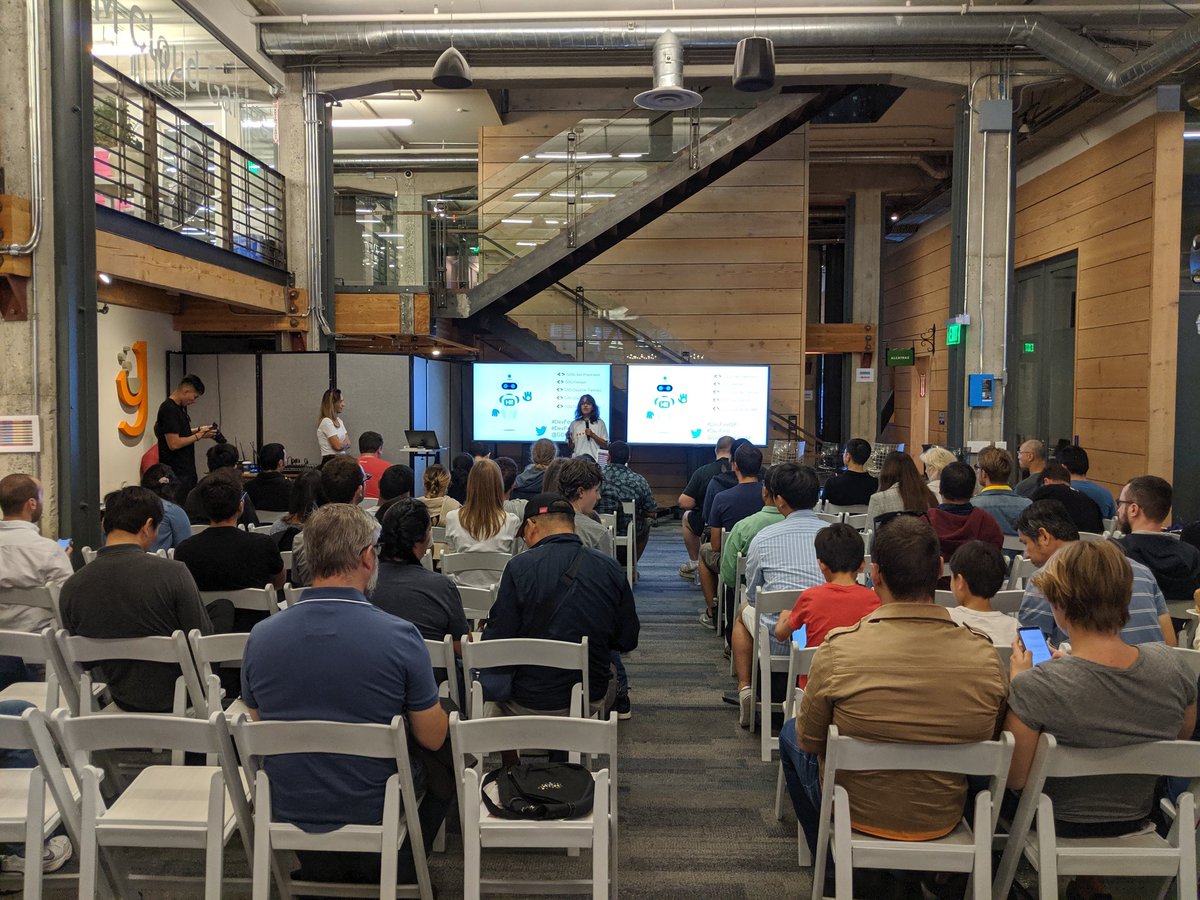 And we are starting our #devfestsf #devfest with <a href="/ReeyahSDasoriya/">Riya Dashoriya</a> giving intro to our event today.

Brought to you by amazing @gdg in the region. Come join us at <a href="/GDGCloudSF/">GDG Cloud SF</a> <a href="/GDG_sf/">GDGsf</a>
