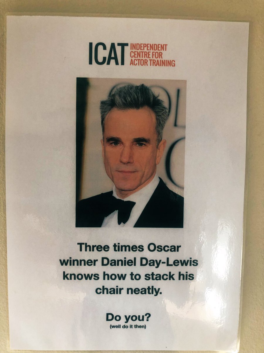 ActorLHG's tweet photo. I use famous actors to frighten drama students into doing what I want. #garyoldman #danieldaylewis #thedames https://t.co/BIlwMW5kth