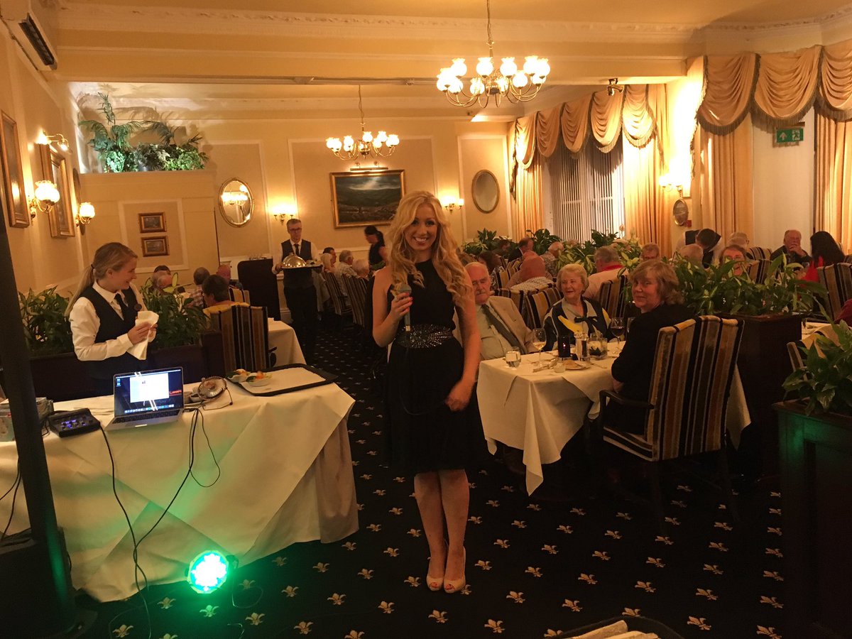 TamsinBall's tweet photo. Great atmosphere in last nights busy buzzing restaurant!🥂.. Including coach parties &amp; my dear fan Peter! Thank you. Book a table at @BrendImperial next week folks?! Last chance to catch me here until Christmas😘🎤✨ Xxx #fridaynightsattheimperial #live #singer #music #brends https://t.co/LehKdVZ4eY
