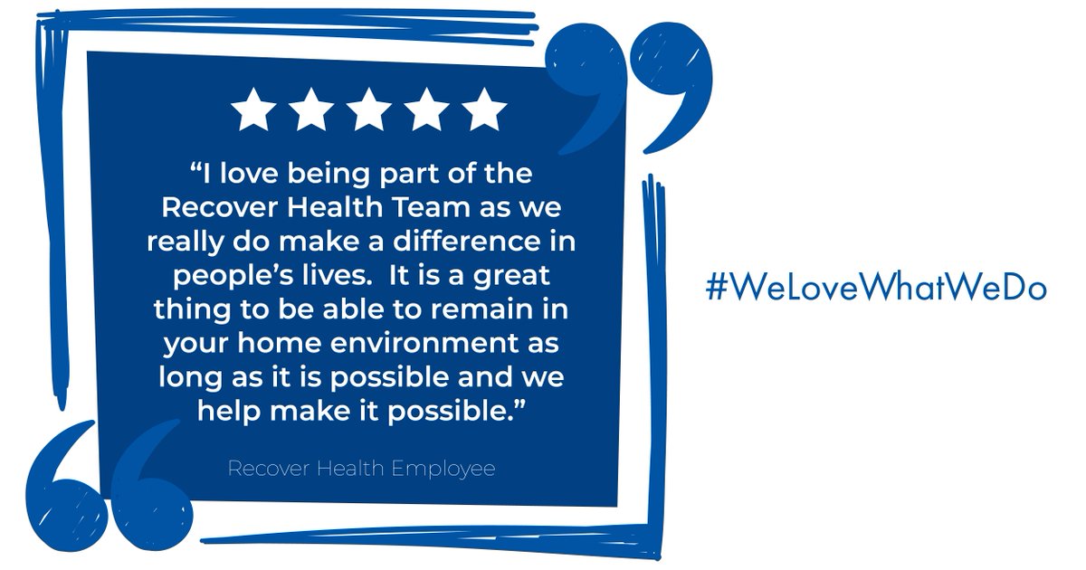 Recover_Health's tweet photo. Experience the rewarding work of home care for yourself - find out how to join our team and make a meaningful difference in people's lives at https://t.co/6eArQg1zhd. #RecoverHealth #NoPlaceLikeHome #welovewhatwedo https://t.co/qzRC5raq1B