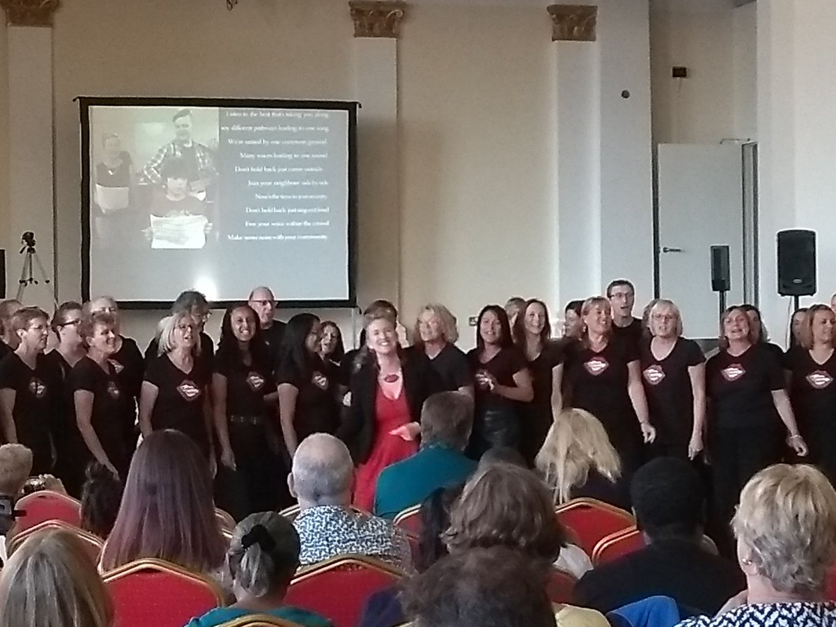It's started, <a href="/NaturalVoices/">Natural Voices Choir</a>  launch Choirfest with their world peace day event. Such a great event. Lots more going on over the next 2wks, choirfest.co.uk <a href="/j_latouche/">Jenny La Touche</a> <a href="/Harmony_E4/">HarmonyE4</a> <a href="/MixtapeChoirs/">Mixtape Choirs</a> <a href="/singwithusWF/">WF Community Choir</a> <a href="/TheSingingRoom/">The Singing Room</a> @WFculture19 @roseandcrownpub