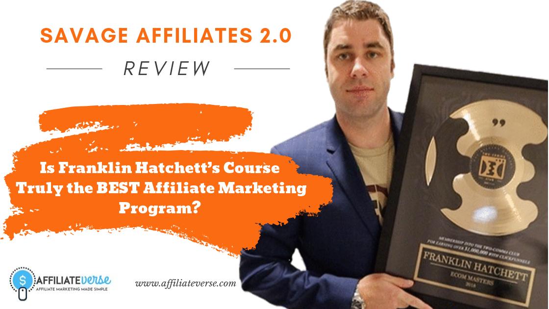 affiliateverse's tweet photo. Franklin Hatchett has recently released the latest updated of his highly anticipated Affiliate Marketing Course, Savage Affiliates 2.0.  After testing the course, I decided to write this honest review and to uncover the truth behind it.
https://t.co/VQL0tTEHgn
#AffiliateMarketing https://t.co/IwpTOC8NAk