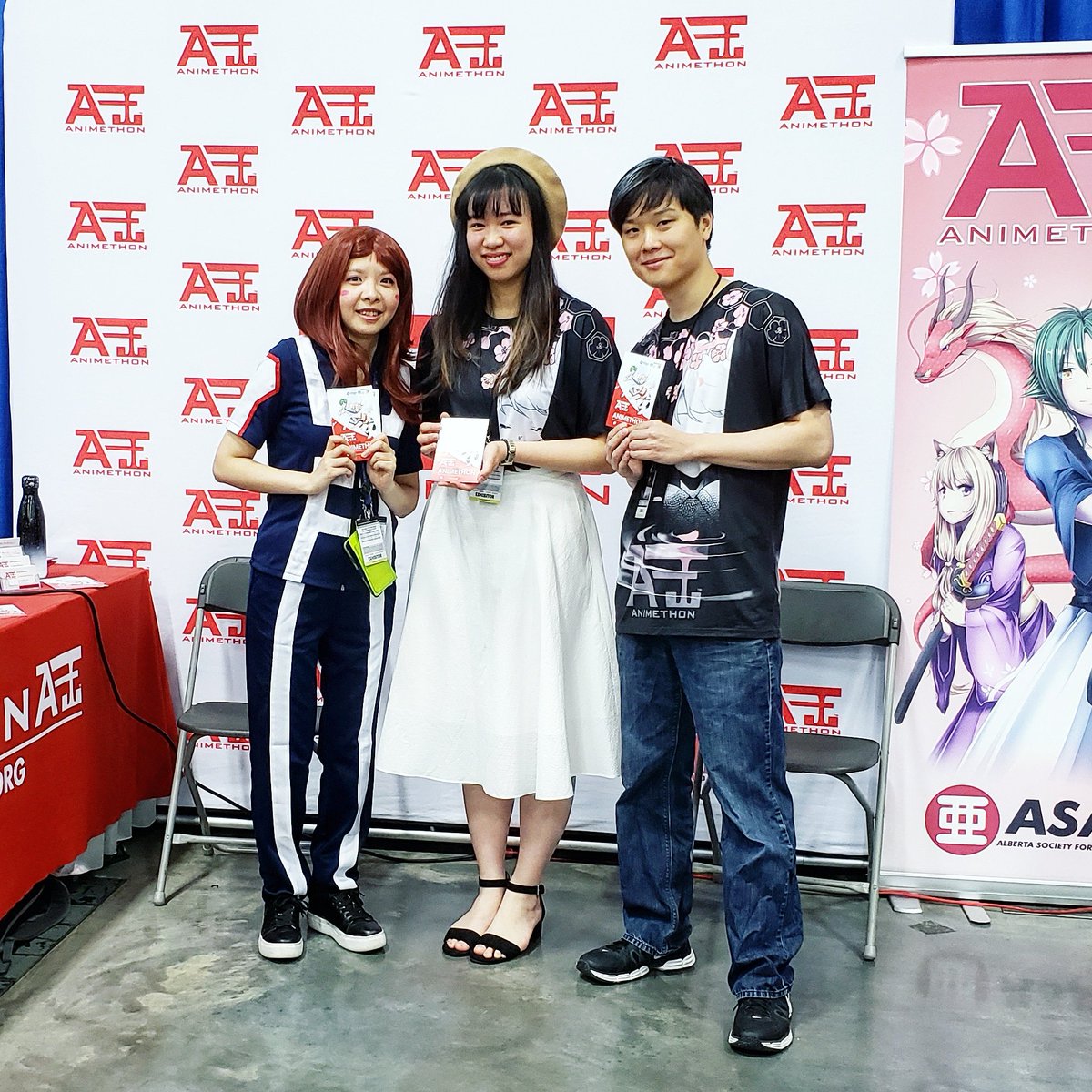 animethon's tweet photo. Day 2 at @EdmontonExpo! Come find us at booth 3602!!
#YEG #YEGevent #edmontonexpo #edmontonexpo2019 #ecee #ecee2019 #animethon https://t.co/s4qvCqy18D