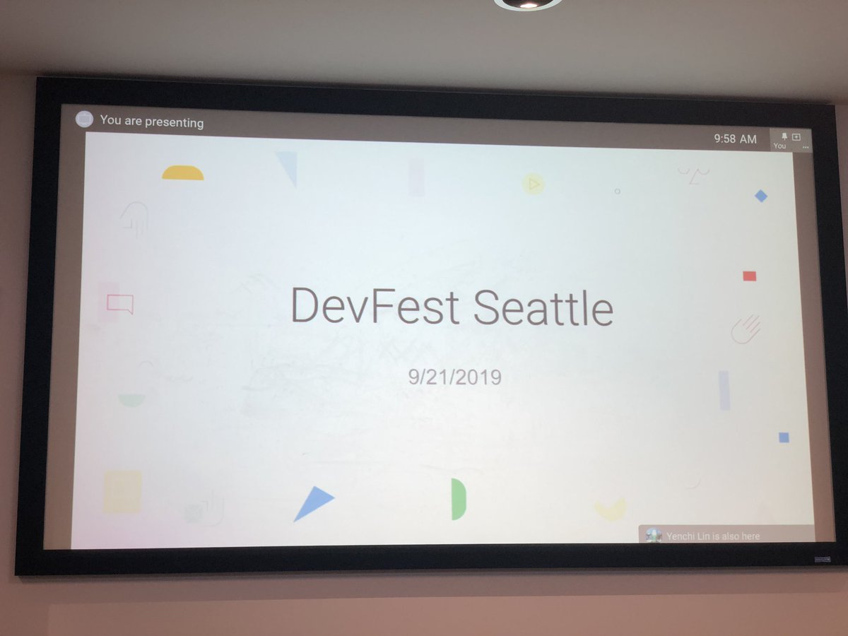 blzb's tweet photo. About to start #DevFest #DevFestSeattle https://t.co/H6pMuAgPmh