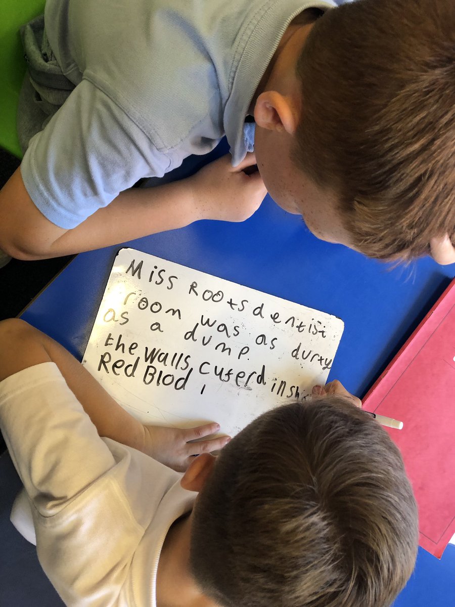 gladstonebarry's tweet photo. Turning our descriptive writing into Green Screen productions #TeamYear4 #DemonDentist #MissRoot @ICT_MrP @davidwalliams https://t.co/nP6c2o9hm3