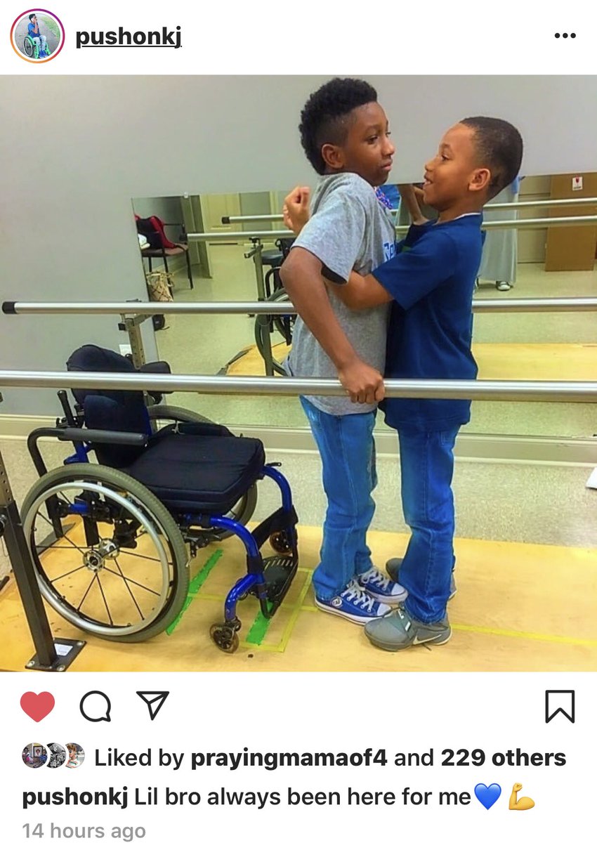 PushOnKJ's tweet photo. My Lil Bro is my all. We fight all the time but at the end of the day he is always there for me period! Love you bro! 💙 #BrotherlyLove #SCIAwarenessMonth 💚 #Ability #disABILITY #SpinalCordInjury #CrippleBoy #AndProud #SaturdayThoughts #PUSHON💚 https://t.co/y8hHfK3oLc